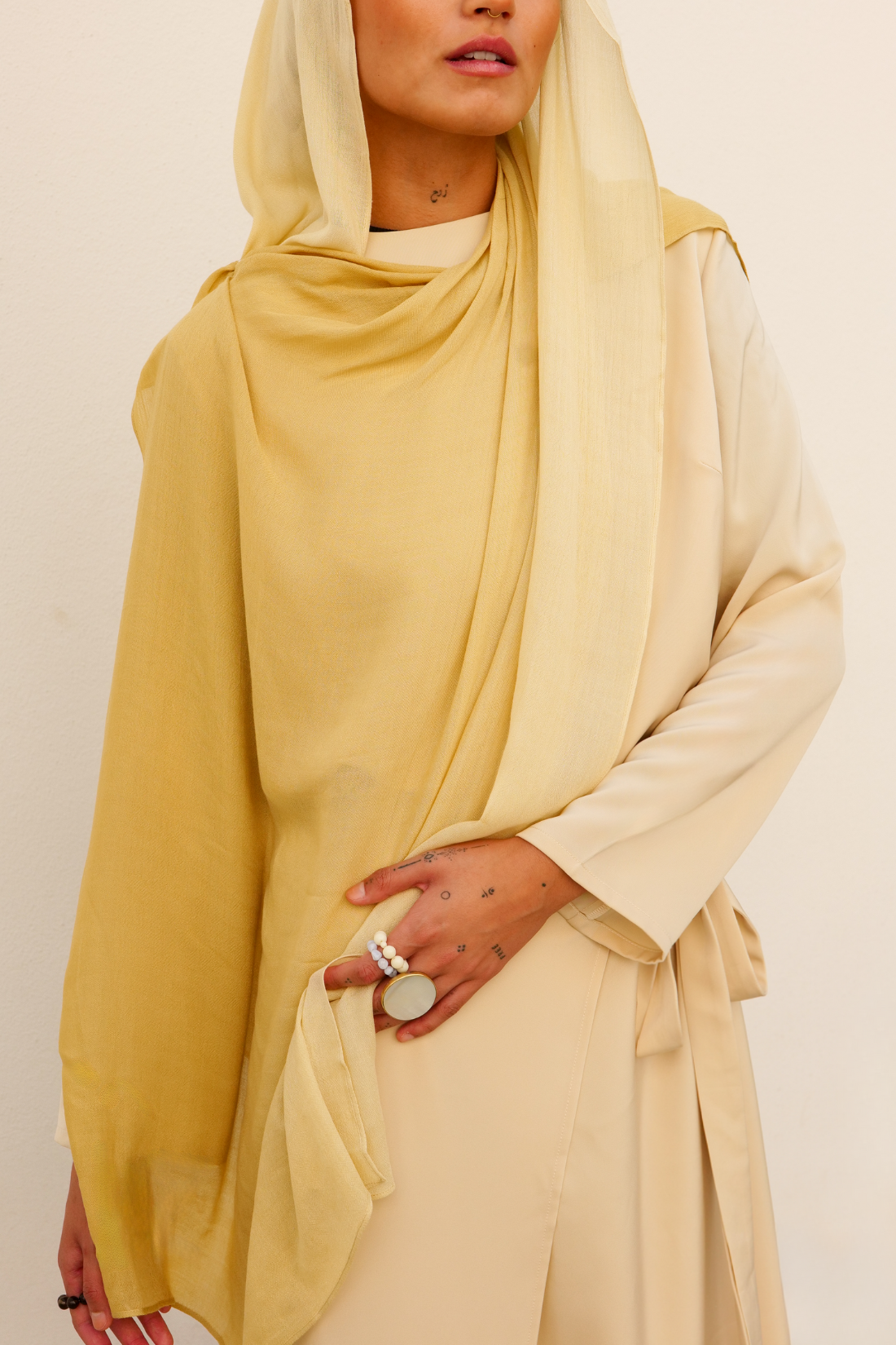 Ombre Modal Hijab "Limone"