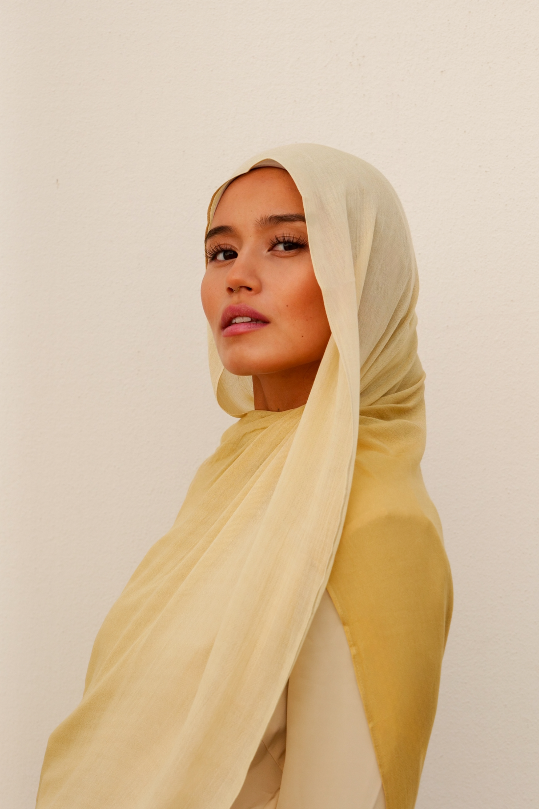 Ombre Modal Hijab "Limone"