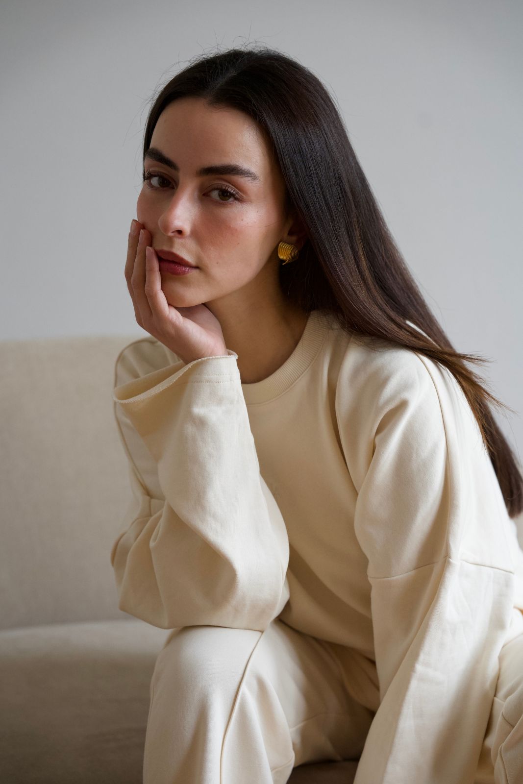 LIA Cozy Sweater - Cream