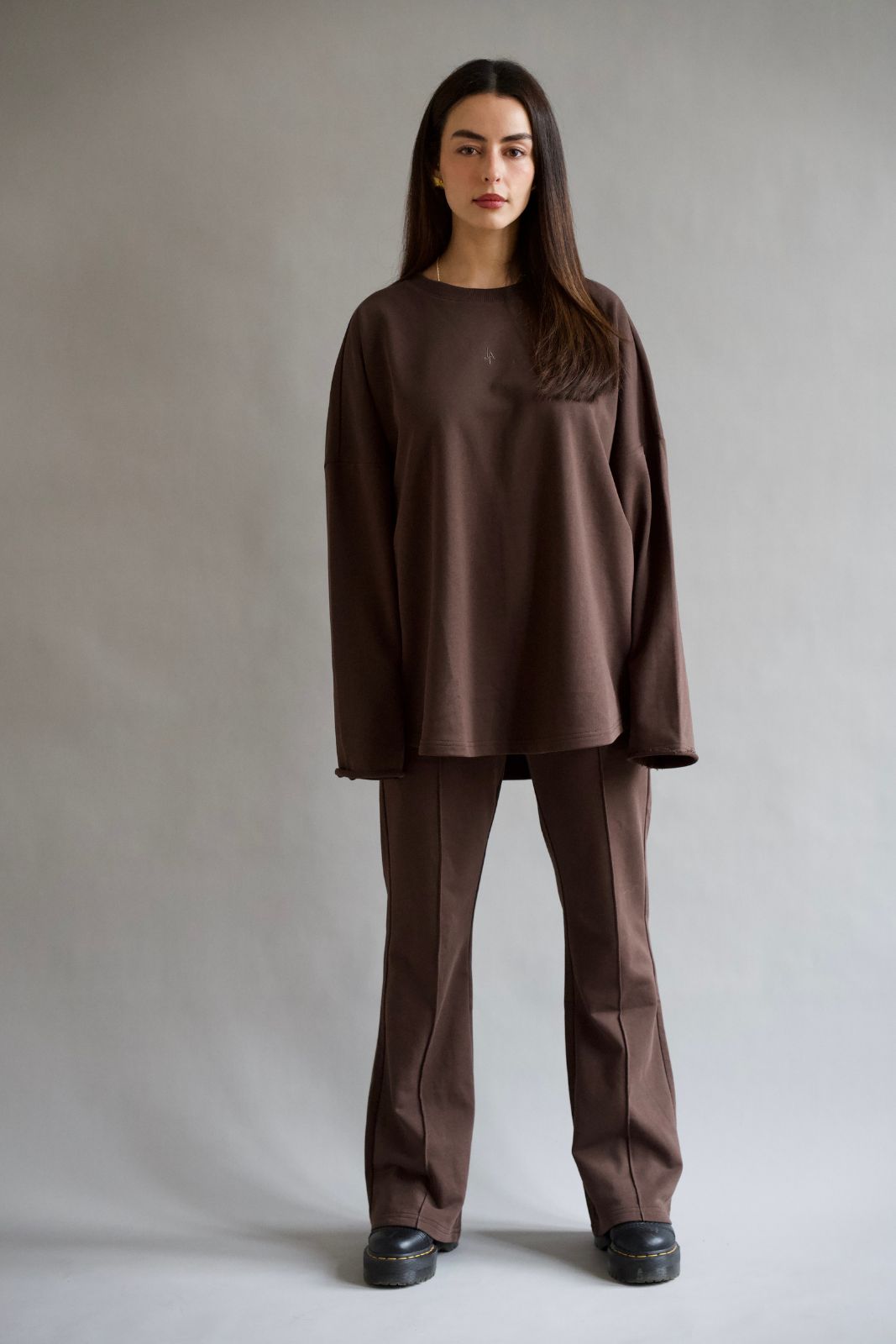 LIA Cozy Sweater - Choco