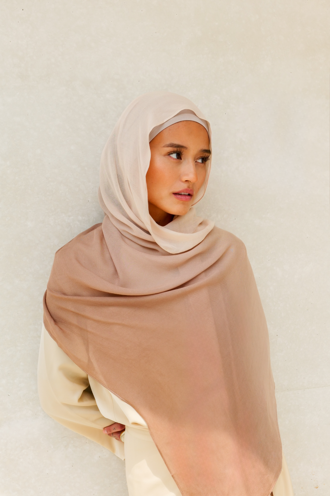 Ombre Modal Hijab "Cioccolina"