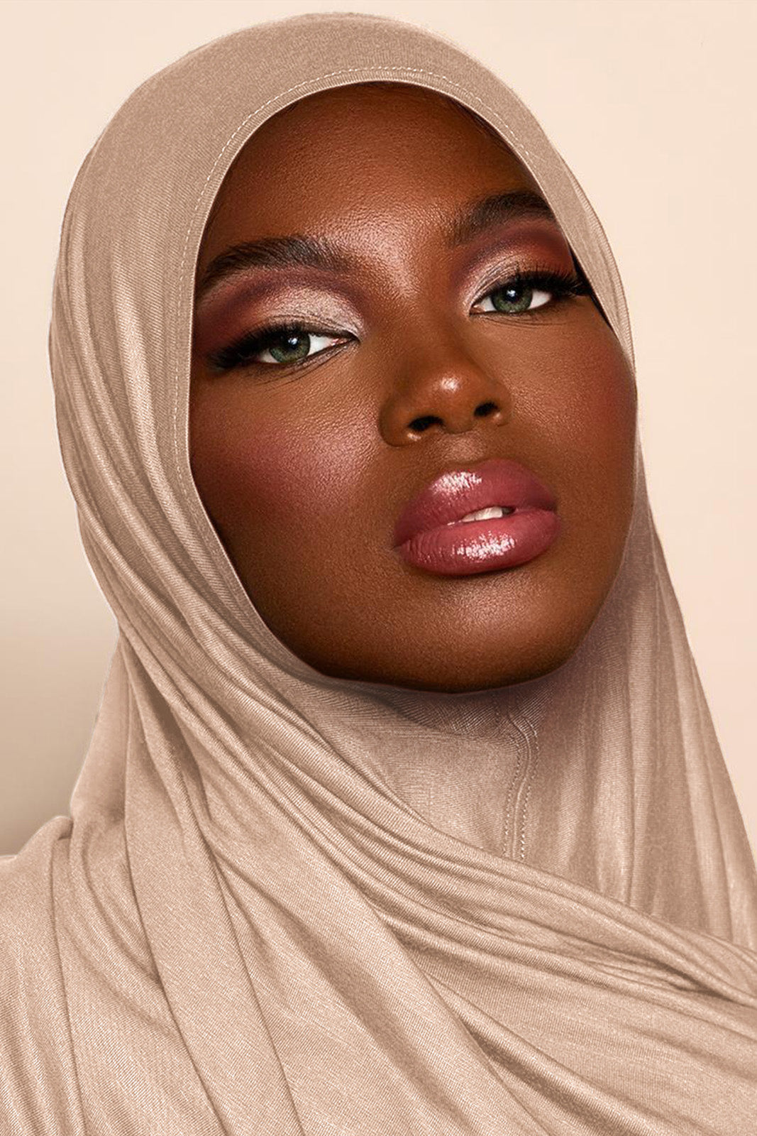 Instant Premium Jersey Hijab Vanilla