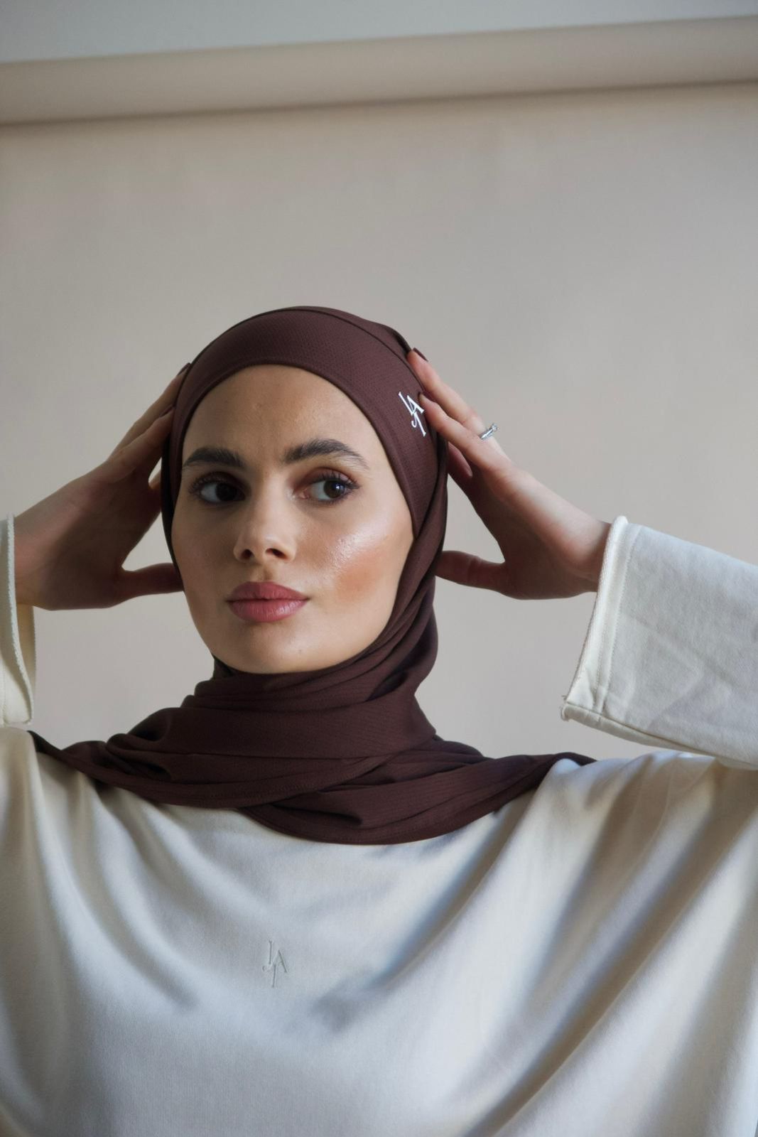 Instant Sport Hijab "Brown"