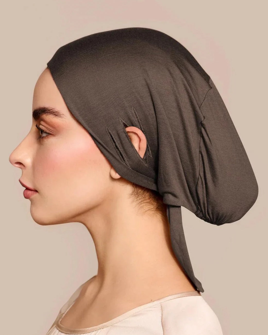Underscarf Underheadscarf Hijab Bone Brown