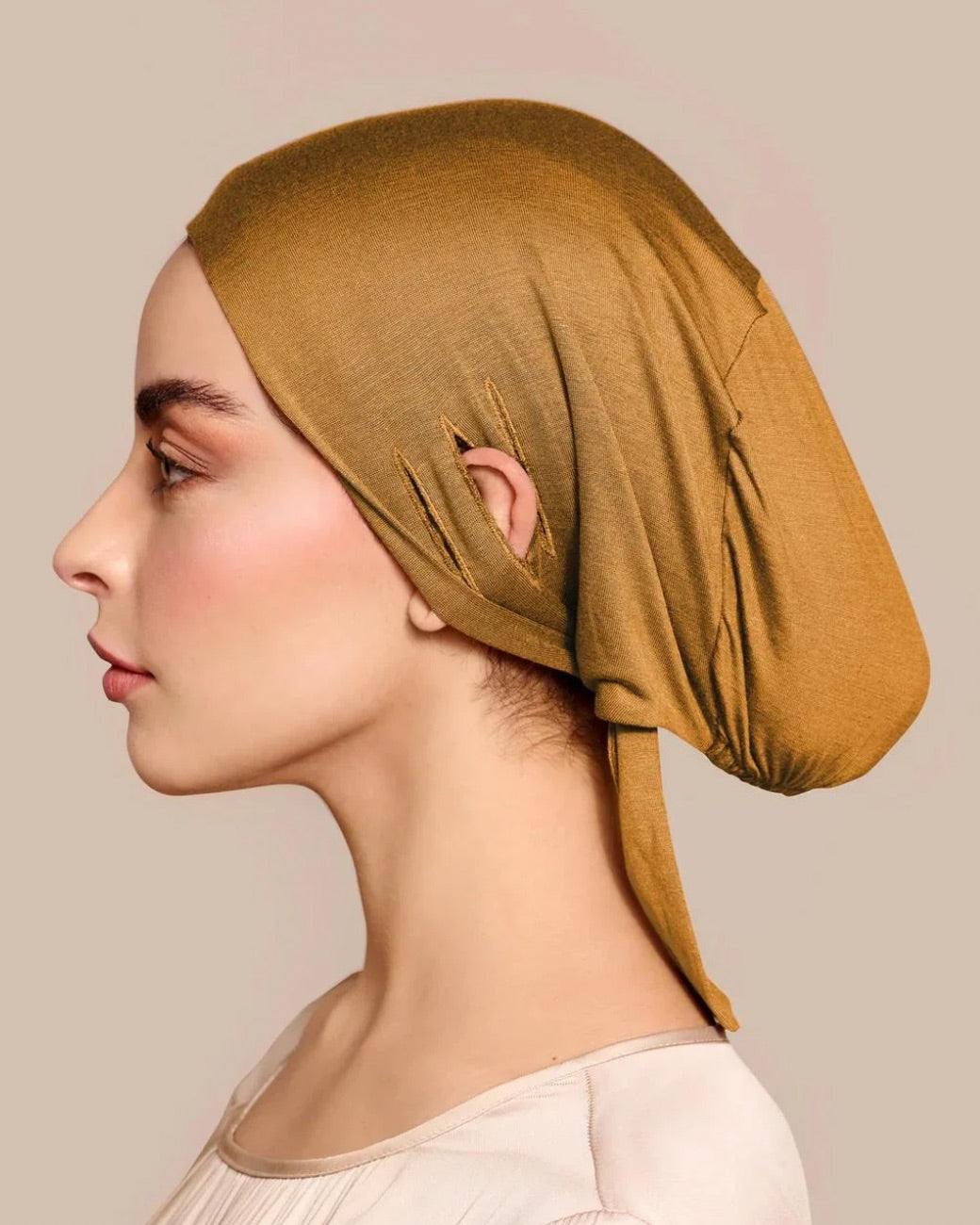 Underscarf Underheadscarf Hijab Bone Hazelnut