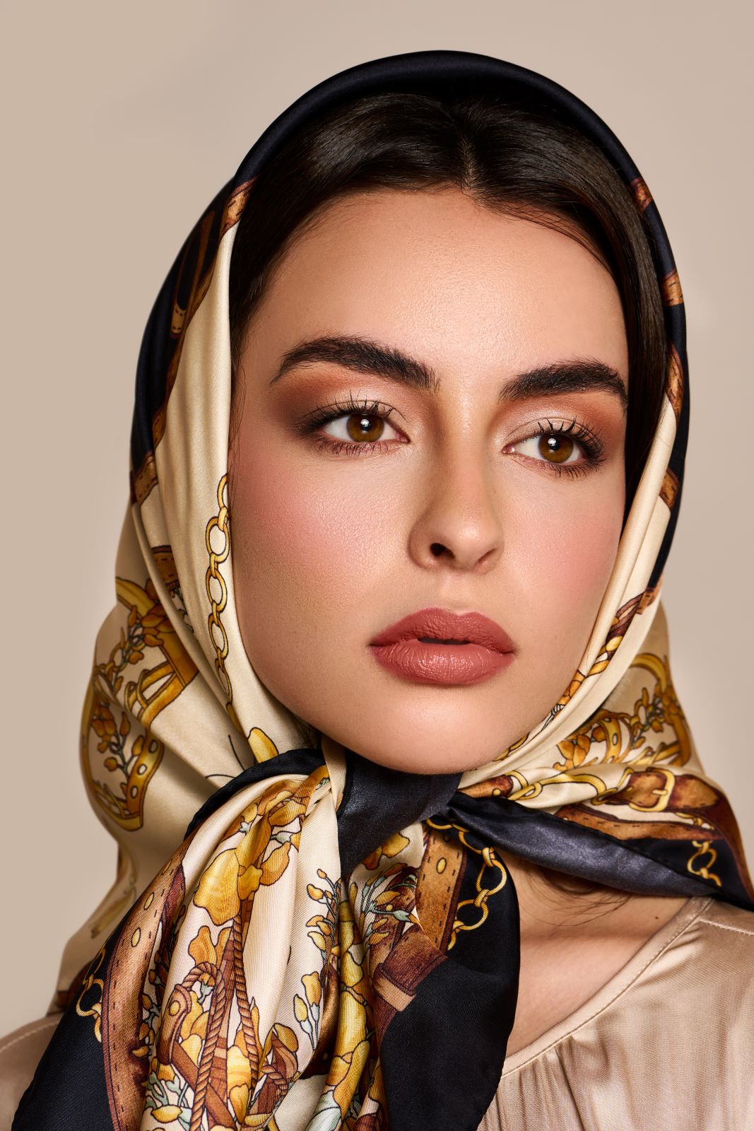 Silk scarves VENICE ,,blu,,