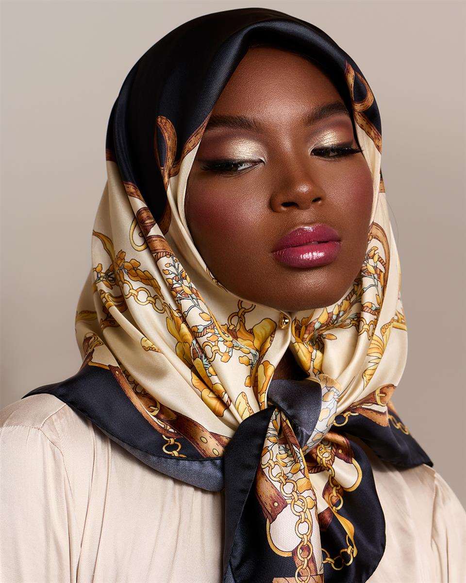 Silk scarves VENICE ,,blu,,