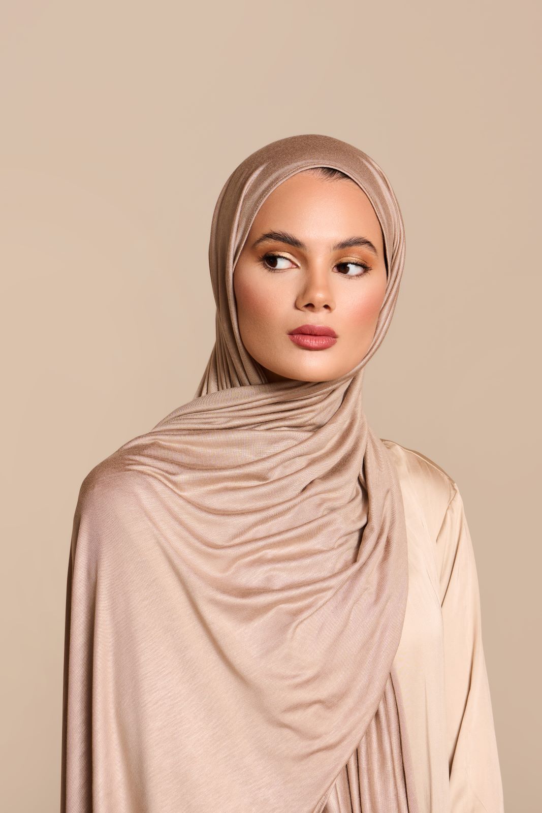 Instant Premium Jersey Hijab Vanilla