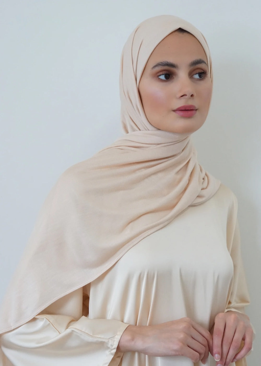 Jersey Hijab Bamboo Powder