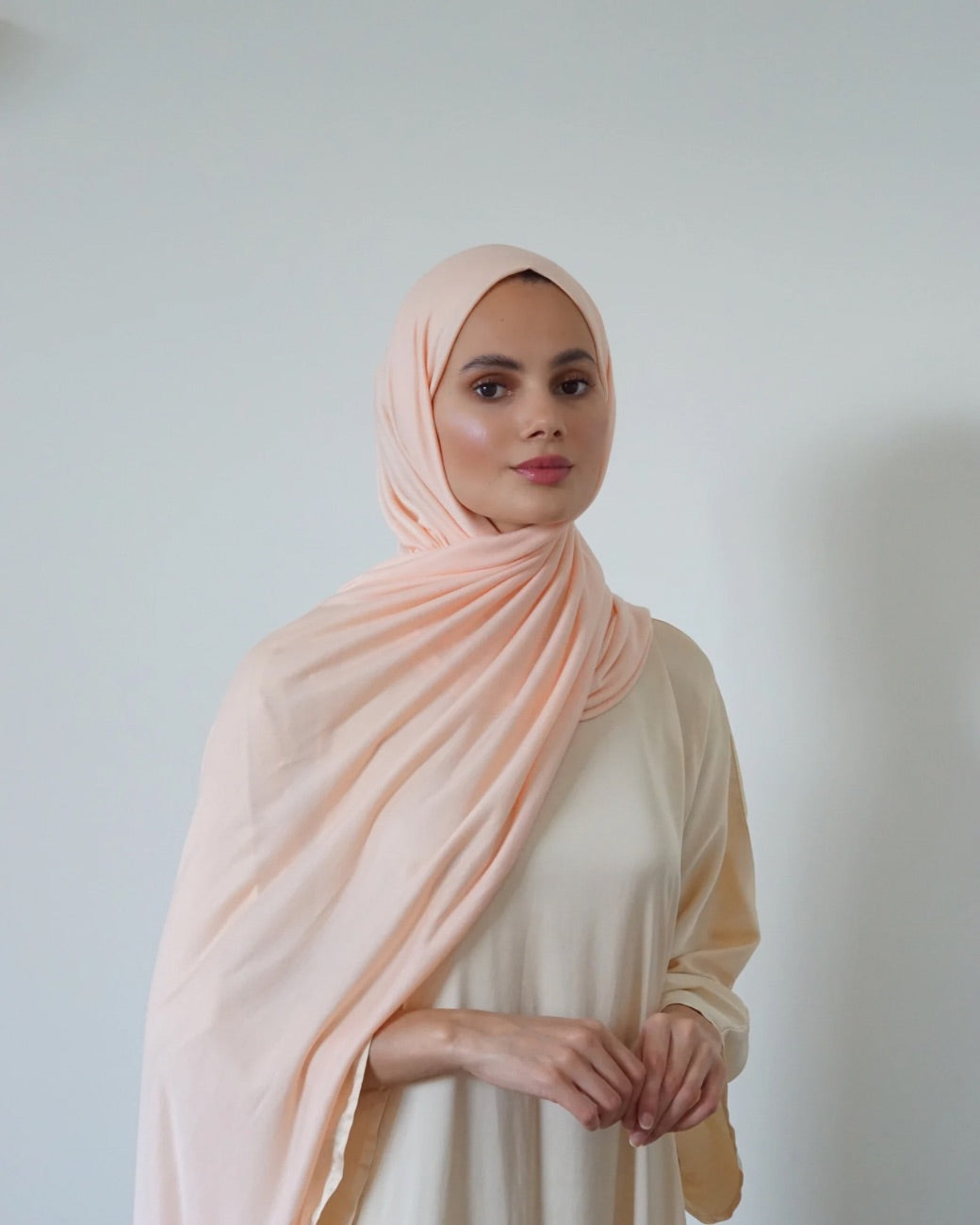 Jersey Hijab Bamboo Cotton Candy