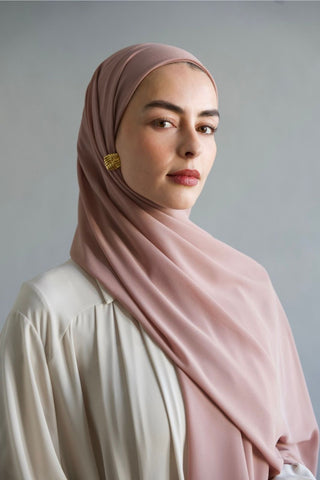 Premium Chiffon Hijab with Bone 