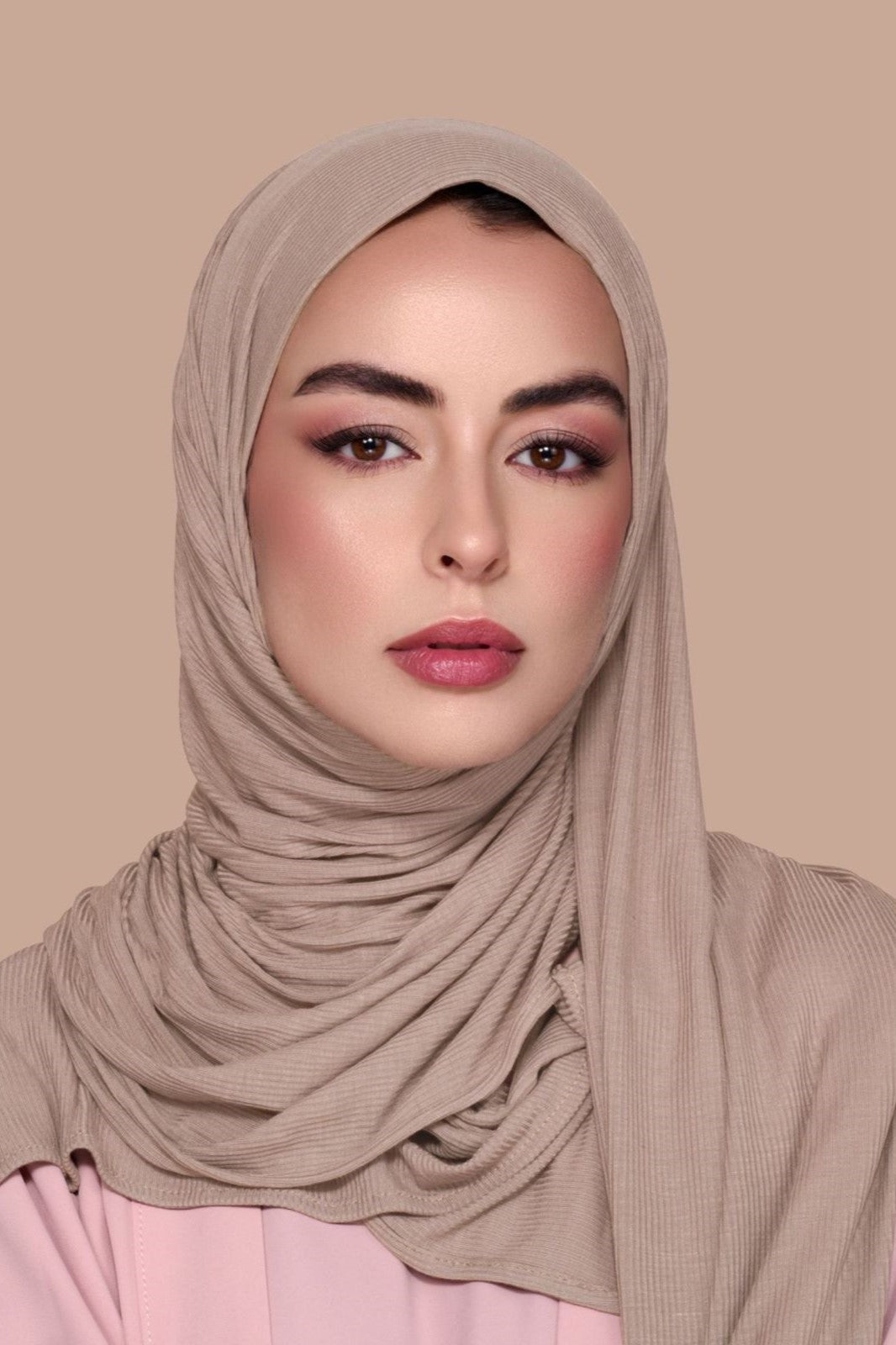 Ribbed Hijab Vanilla