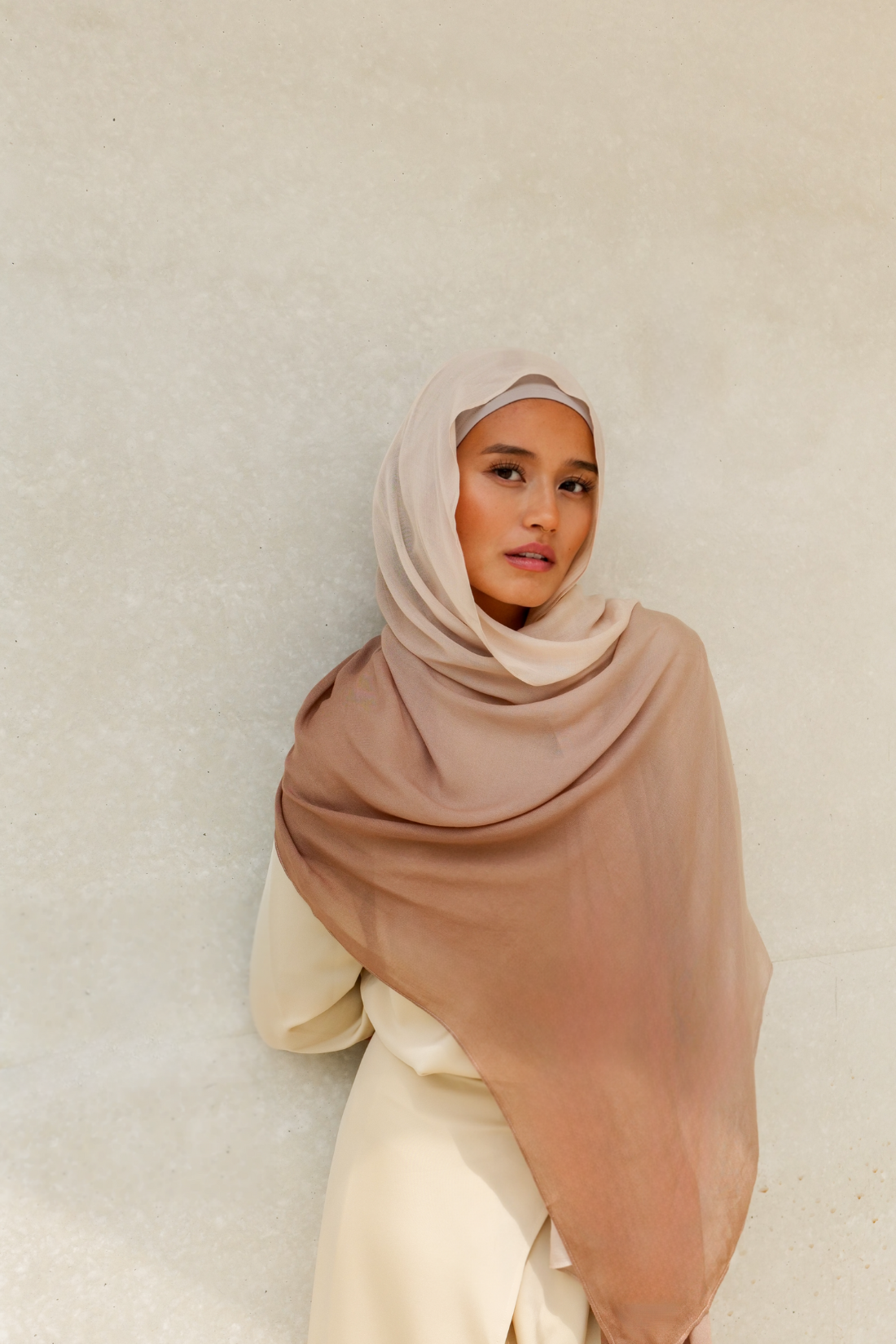 Ombre Modal Hijab "Cioccolina"