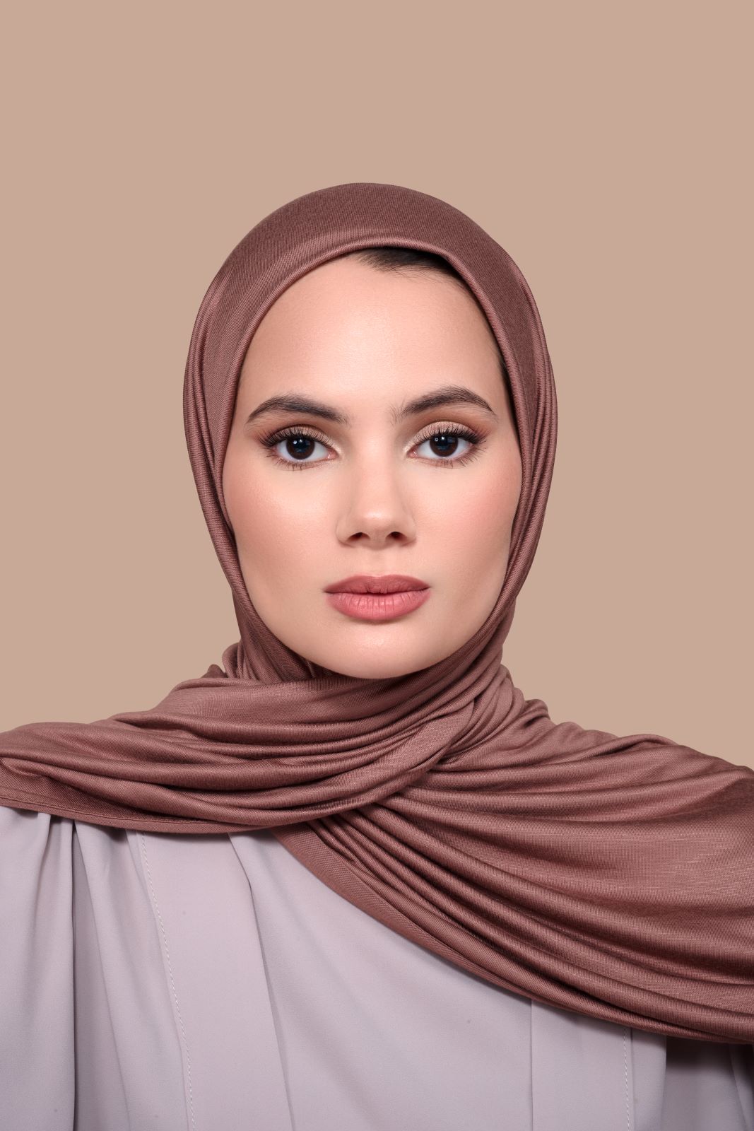 Instant Premium Jersey Hijab Dune