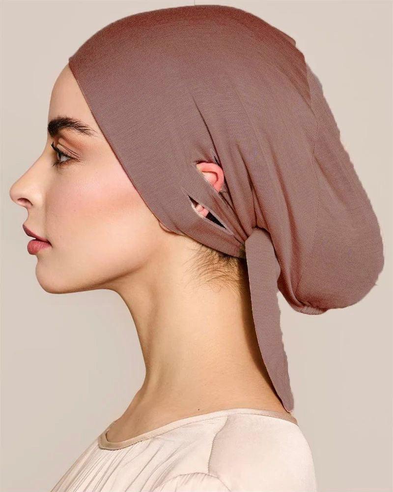 Underheadscarf Hijab Slit Bone Dune