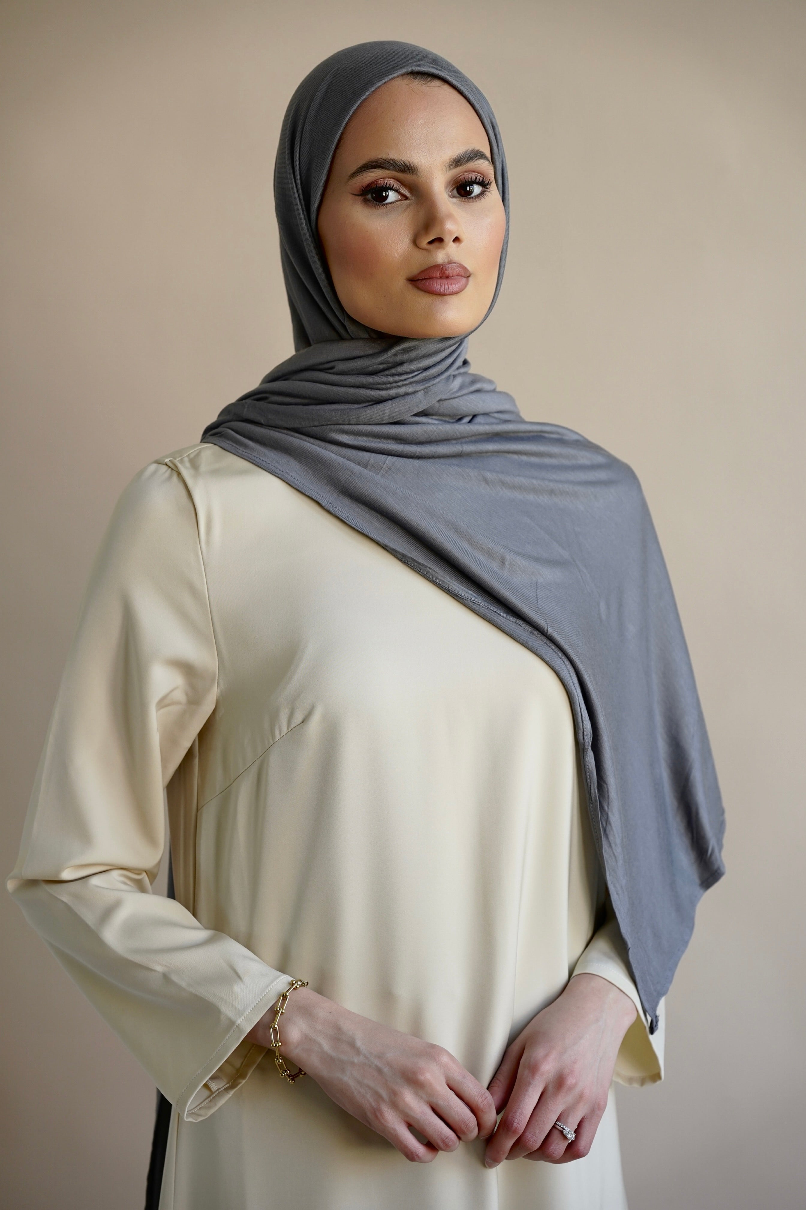 Jersey Hijab Bamboo Shadow