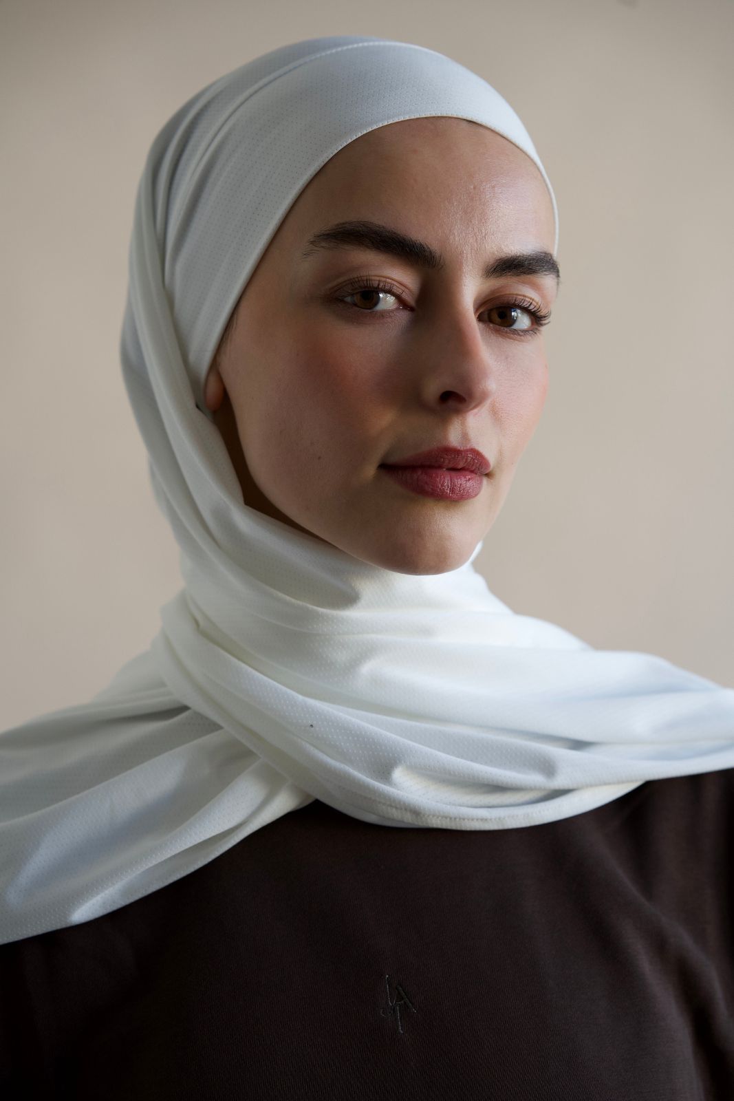 Instant Sport Hijab "cream"