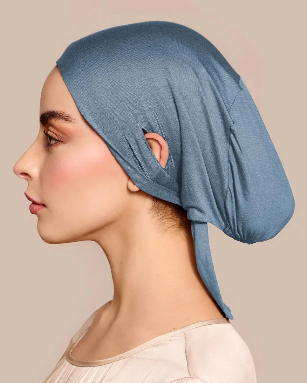 Untertuch Unterkopftuch Hijab Bone Denim