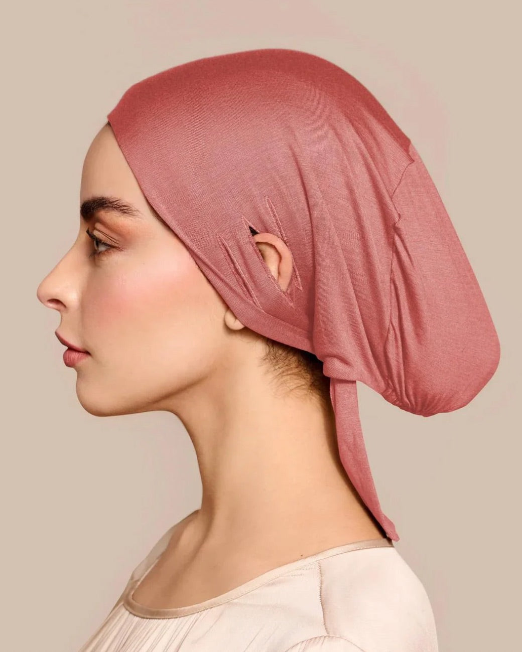 Untertuch Unterkopftuch Hijab Bone Terracotta