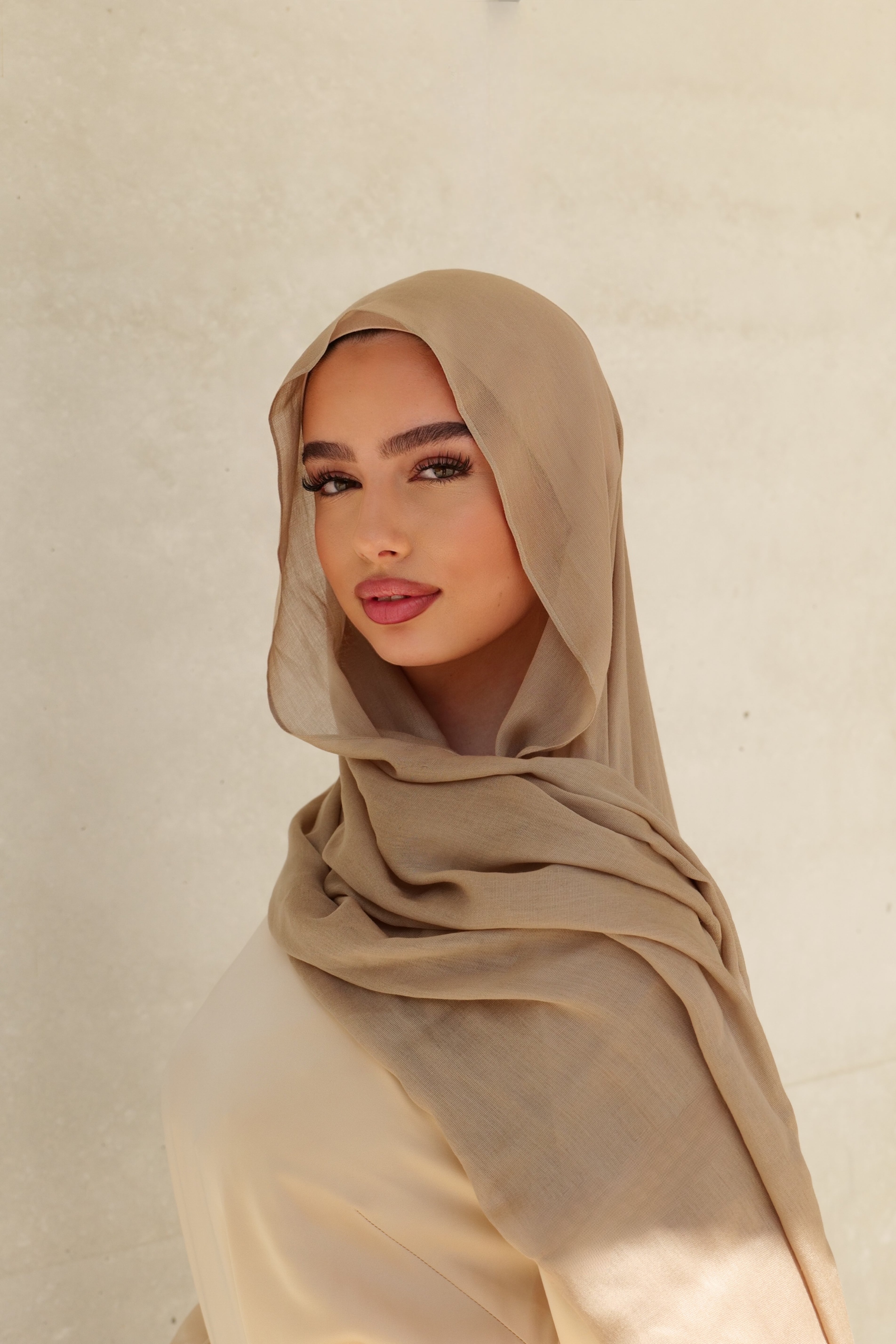 Modal Hijab "Matcha Sand"