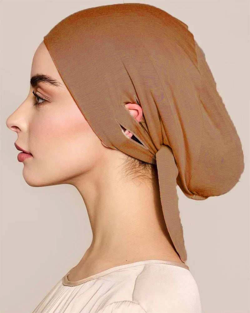 Underheadscarf Hijab Slit Bone Sahara