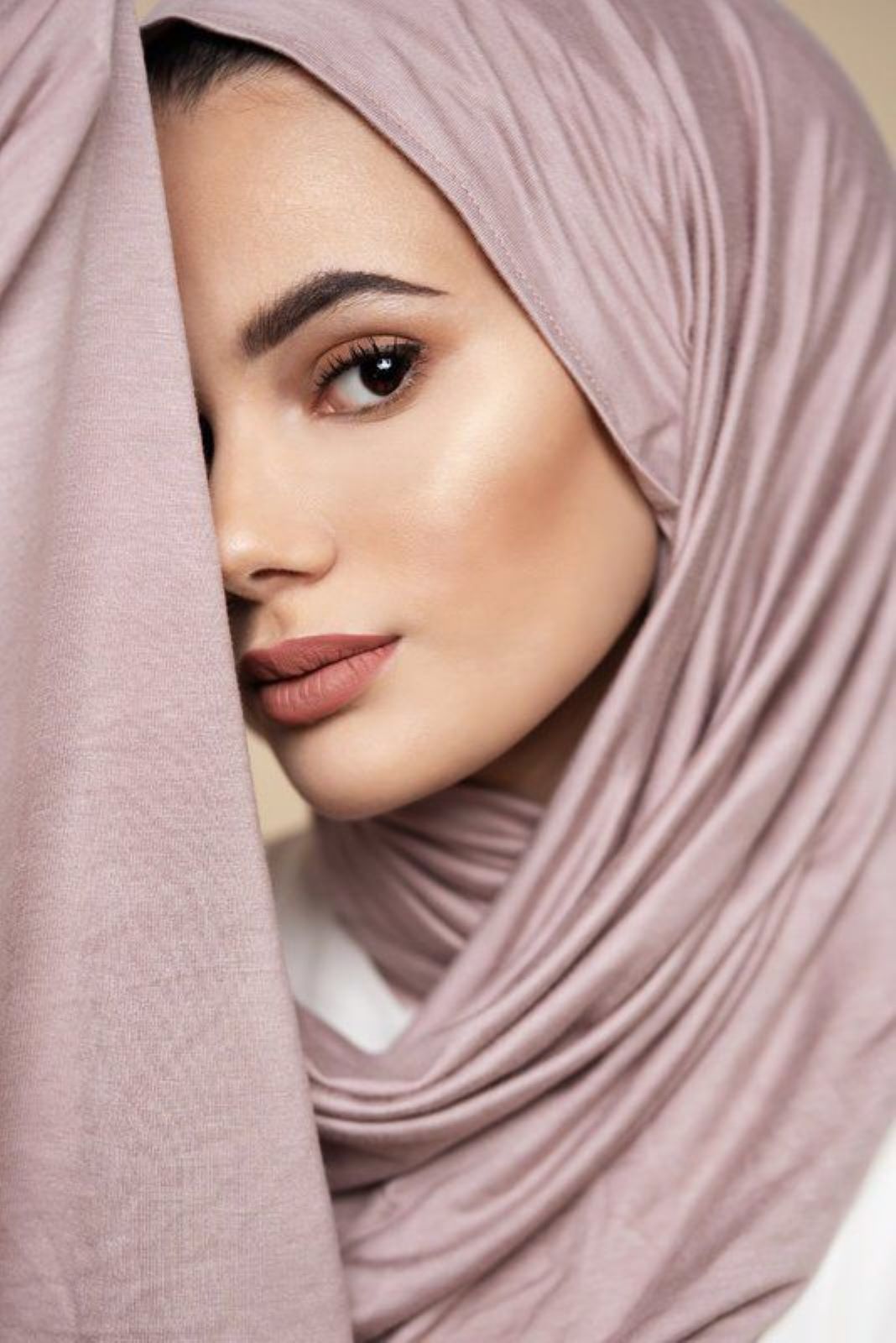 Instant Premium Jersey Hijab Flieder
